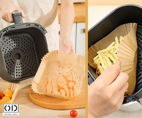 Hârtii antiaderente pentru Air Fryer 20 cm 50 buc
