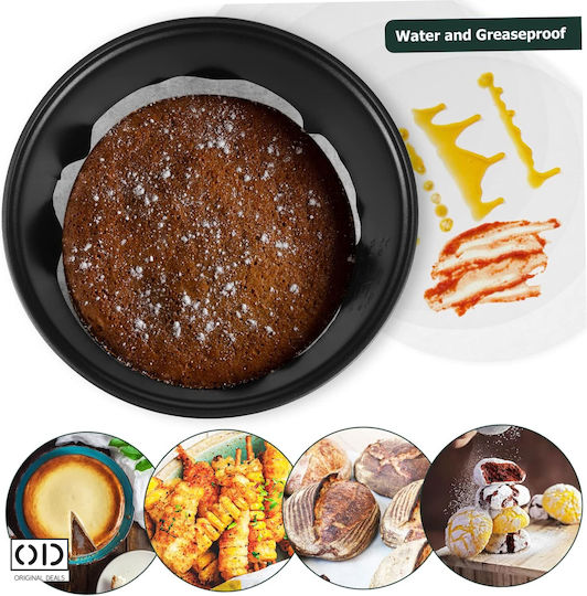 Hârtii antiaderente rotunde pentru Air Fryer 25 cm 50 bucăți