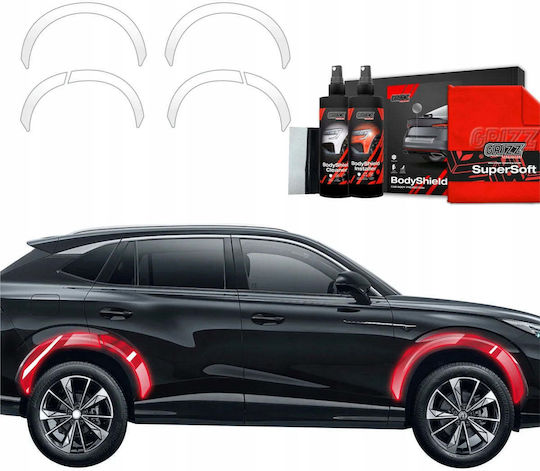Grizzglass Protective Film Wheel Arches Grizzglass Bodyshield Mg Hs 2024-2025 6in1