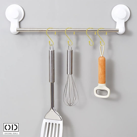 Cârlige Inox Gri 10 Bucăți