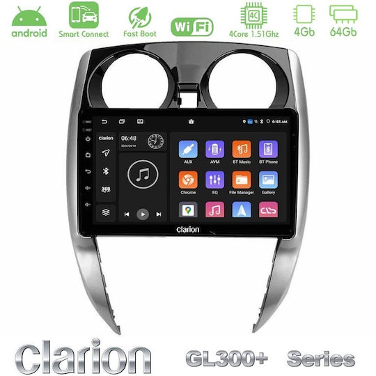 Clarion Auto-Audiosystem für Nissan E-Commerce-Website-Spezifikation 2013-2018 (Bluetooth/USB/AUX/WiFi/GPS/Apple-Carplay/Android-Auto) mit Touchscreen 10"