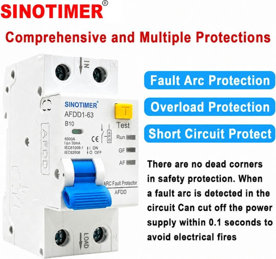 Sinotimer Buton De Șină 230V 10A