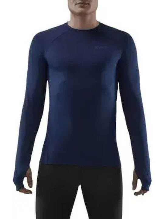 Bluza Mânecă Lungă Albastru Marin