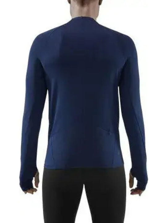 Bluza Mânecă Lungă Albastru Marin