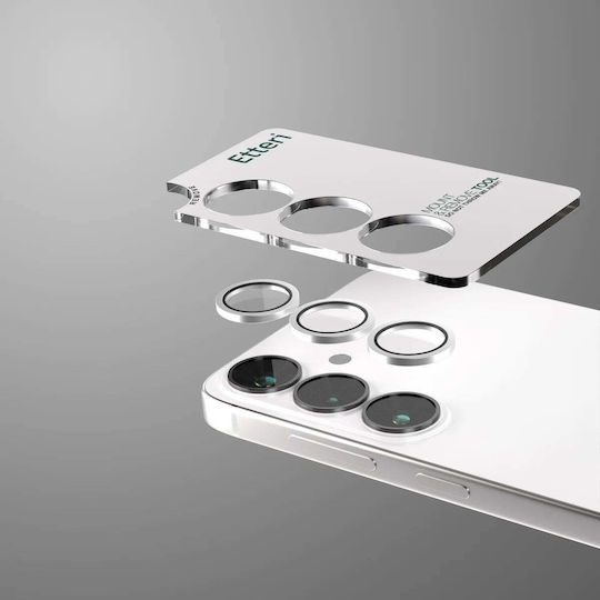 Etteri Camera Protection Tempered Glass Silver for Samsung Galaxy S26