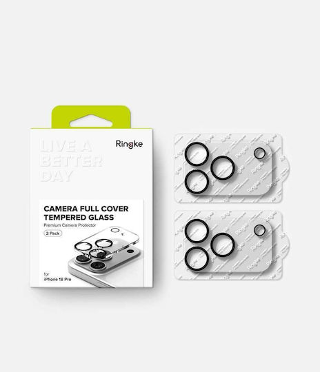 Osłona Aparatu Ringke Camera Full Cover 2-pack Iphone 18 Pro Black 8800380463493
