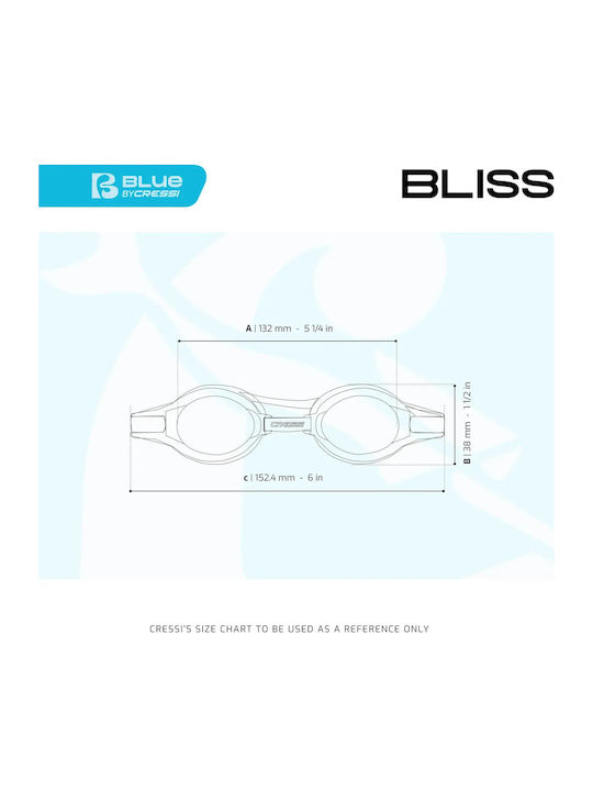 CressiSub Bliss Очила за плуване за Възрастни Син
