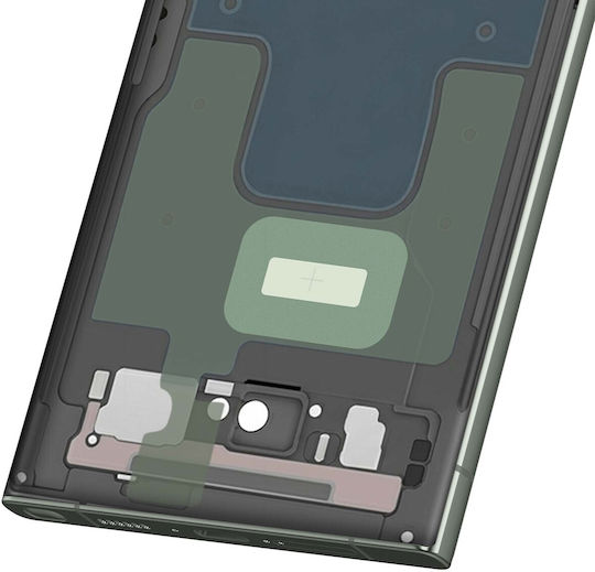 Samsung Μεσαίο Πλαίσιο Πράσινο για Galaxy S23 Ultra