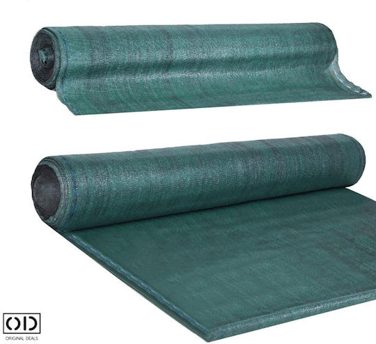 Plasă De Umbră Verde Cu Acoperire PVC 1.5x10m 65gr/m²