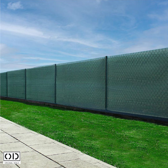 Plasă De Umbră Verde Cu Acoperire PVC 1.5x10m 65gr/m²