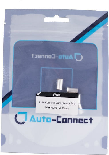 Auto-Connect Accesorii Sistem Audio Auto Capăt mânecă cablu 16mm²/6GA, 10 bucăți în pungă