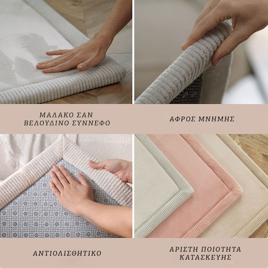 Hakuna Matte Χειροποίητο Παιδικό Χαλί Γκρι 280x200cm Πάχους 25mm