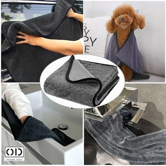 Xl Towel Car Drying Premium Super Absorbent Microfiber Leaves No Streaks Lint Quick Drying 90 X 60 Cm Original Deals