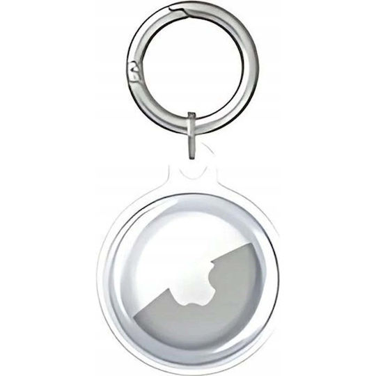 TPU Case Schlüsselbund-Etui Silikon für AirTag in Transparent Farbe