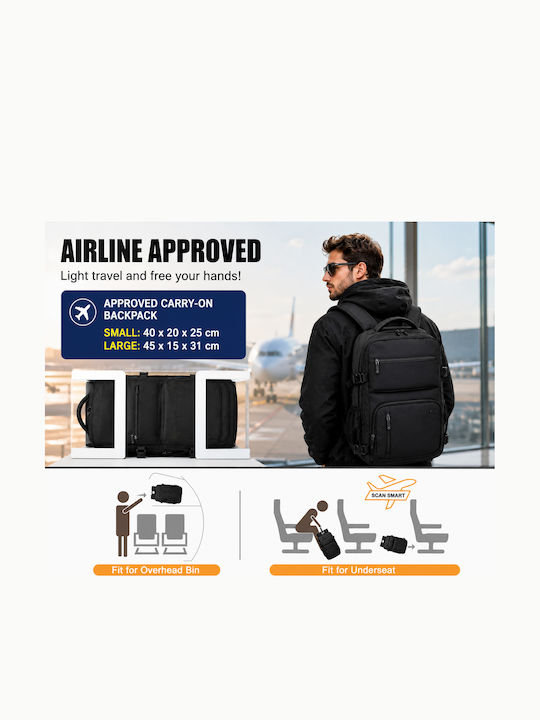 Felbags Backpack Μαύρο