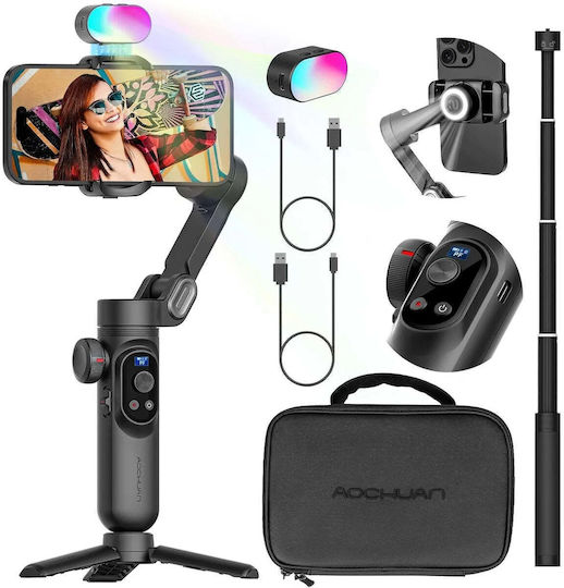 Aochuan X Pro Handgimbal RGB Beleuchtung Schwarz 1010100321