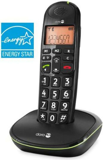 Doro PhoneEasy 100w Schnurlostelefon Duo Schwarz