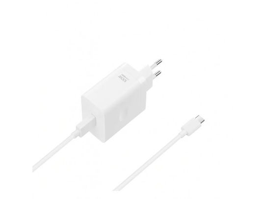 Oppo Зарядно устройство Без Кабел с USB-A Порт 100W Бял (Super Flash)