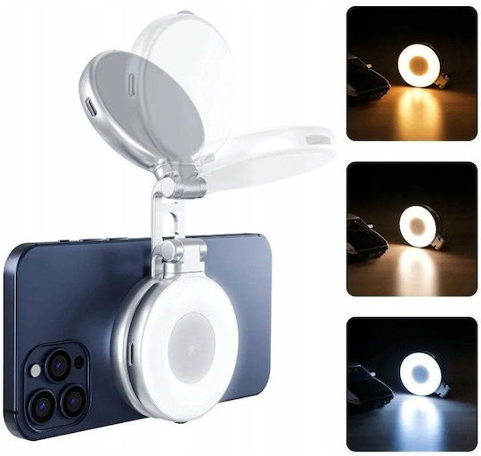 Telesin Selfie Flash in Beige color