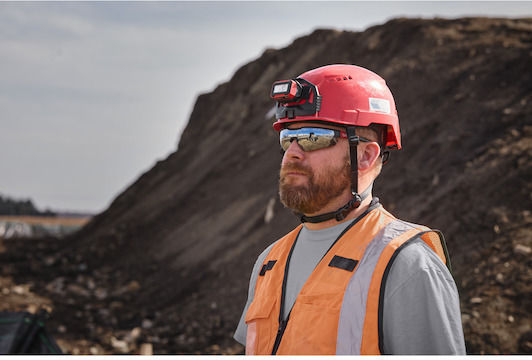 Milwaukee Verstärkte Schutzbrille Silberner Spiegelglas 4932498365
