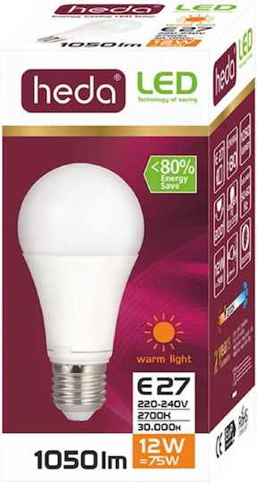 Best Service LED-Lampe 12W für Fassung E27 und Form A60 1050lm