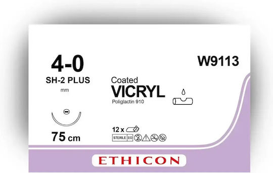 Ethicon Länge 75cm mit Nadel 16mm Vicryl 5/0