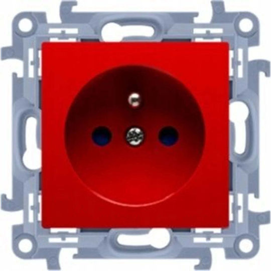 Kontakt-Simon Power Socket Red 1pcs