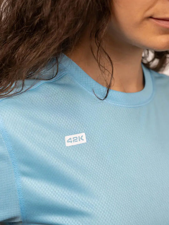 Sportliches T-Shirt Raw Hellblau