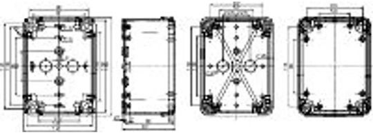 Schneider Housing 164 X 121 X 87mm Abs Ip66 Thalassa Tbs Nsytbs16128