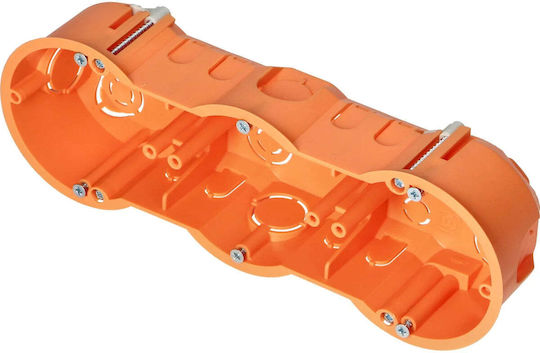 Orno Gemauertes Anschlussdose in Orange Farbe
