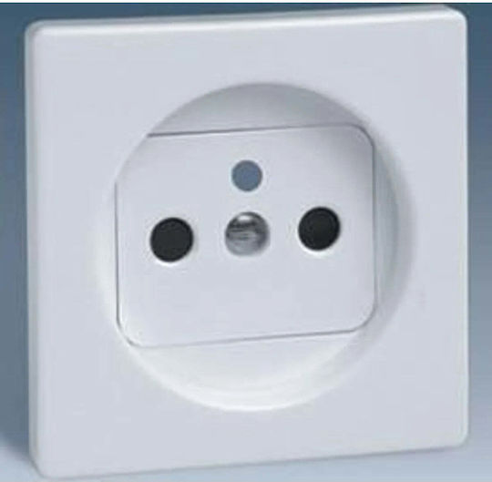 Kontakt-Simon Single Power Socket White