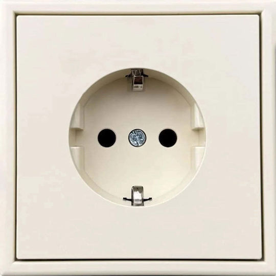 Liregus Single Walled Power Socket Beige