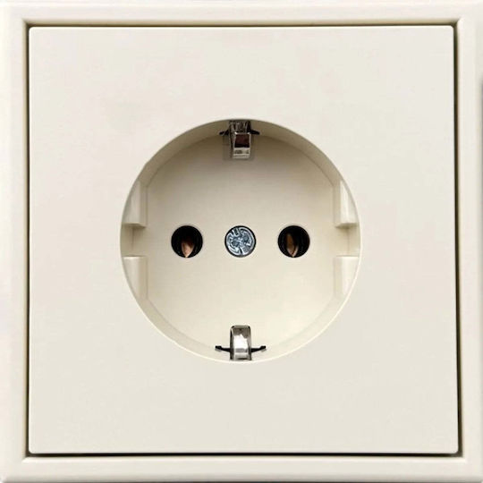 Liregus Single Power Socket Beige