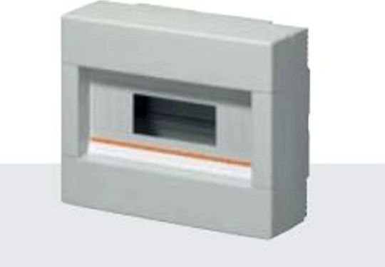 1x12 Surface Mounted Modular Switchboard Without Door 610 Series Ip40 280x220x100 Grey Ec61012