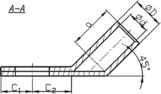 Ergom Ακροδέκτης Καλωδίου E11KM-01050103800
