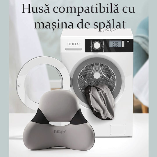 Ιατρικό Μαξιλάρι Αυχένα Memory Foam Γκρι