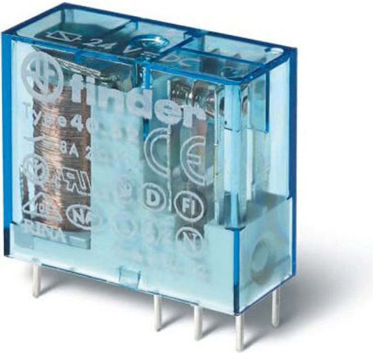 Finder Релета На Релса 8A Диполярно С Напрежение 110V