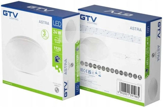 Gtv Deckenleuchte Montieren Badezimmer 13cm mit Integrierte LED