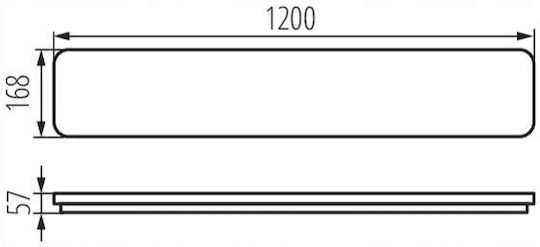 Kanlux Deckenleuchte 120 cm LED Kanlux Deckenleuchte 120 cm LED