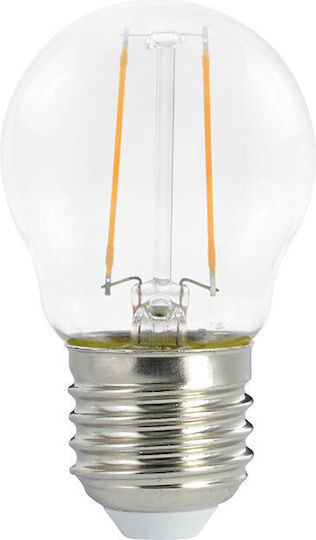 Aca Λάμπα LED 6.5W 78mm για Ντουί E27 και Σχήμα G45 Θερμό Λευκό 806lm