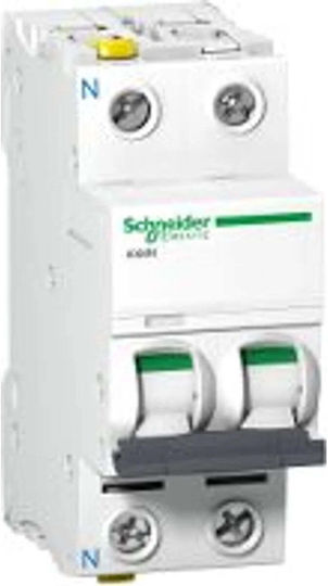 Schneider Electric Automatic Circuit Breaker 16A Double-pole AC/DC A9F03616
