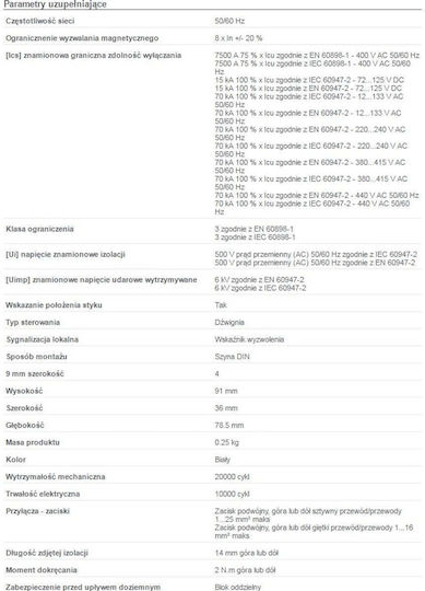 Automatischer Leistungsschalter 2p C 2a 10ka AC Ic60h-c2-2 A9f07202