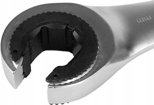 Set Of Semi-Open Ratchet Wrenches 8-19 Mm 6 Pieces