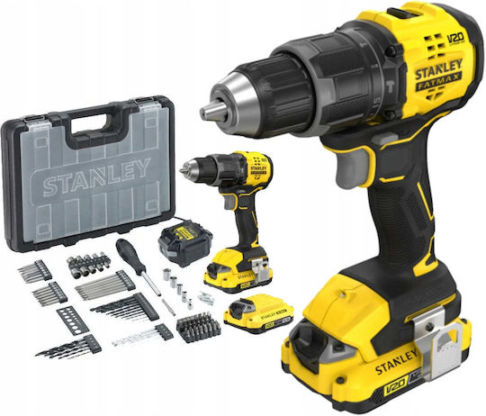 Stanley SFMCD716D2A Κρουστικό Δραπανοκατσάβιδο Μπαταρίας Brushless 18V 2x2Ah