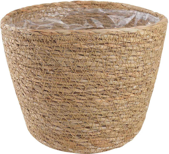 vidaXL Set of 3 Brown Flower Pots