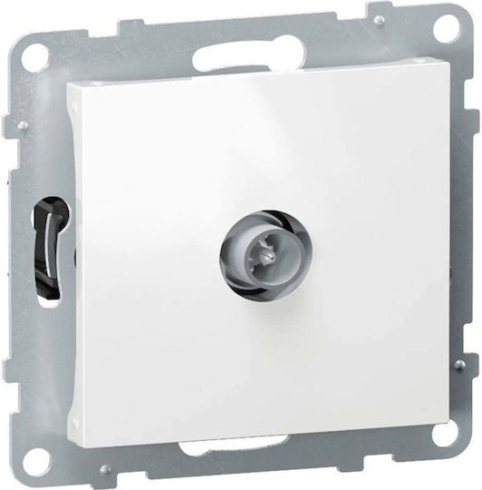 Suno End TV-Antennensteckdose 1.5db Weiße 721164