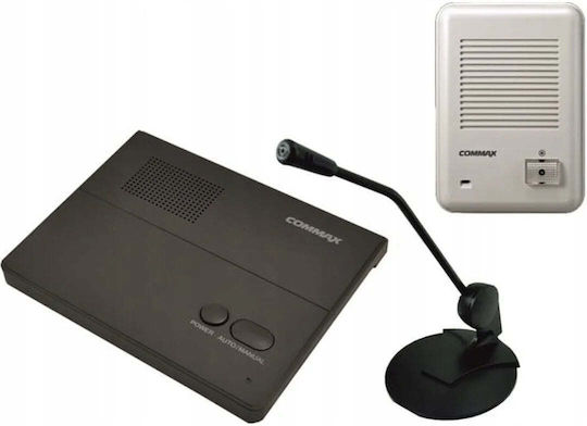Commax Aria Trade Kabelloses Audio-Gegensprechanlage Set in Schwarz