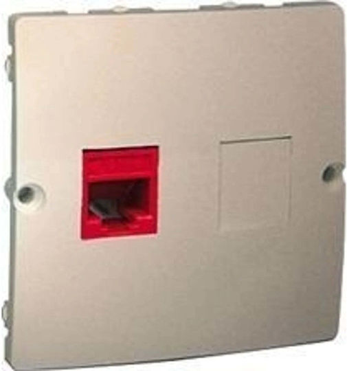 Kontakt-simon Single Computer Socket Basic Modul Rj45 Cat.5e Beige Bmf51.02/12