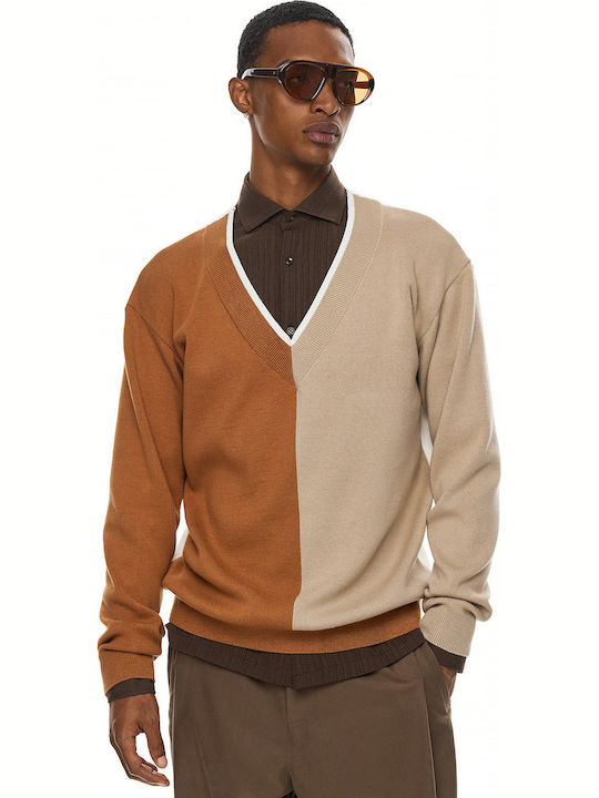 Herrenbluse Braun
