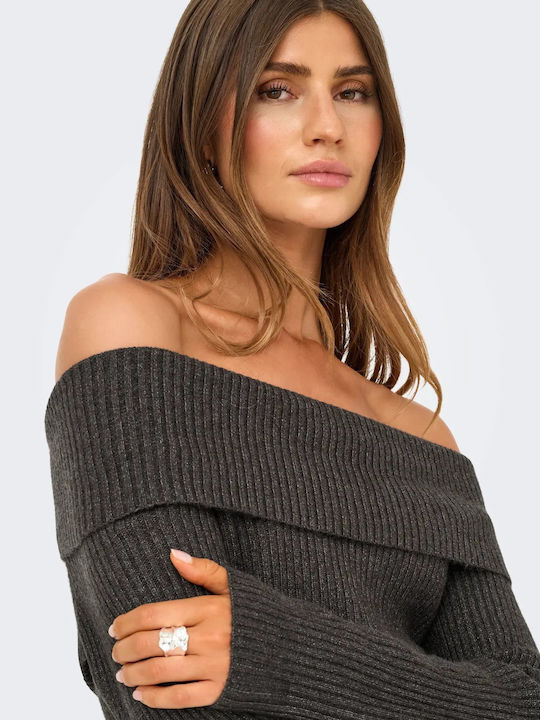 Women's Blouse Off-Shoulder Long Sleeve Burgundy